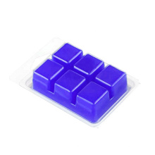 Recyclable Plastic 6 Cavity PET Clamshell Wax Melt Packaging